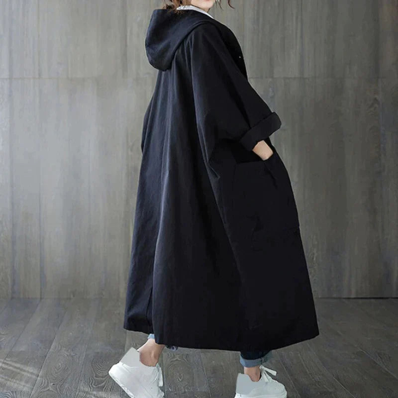 THALIA | ÜBERGRÖSSER TRENCHCOAT - Khaki / Einheitsgröße