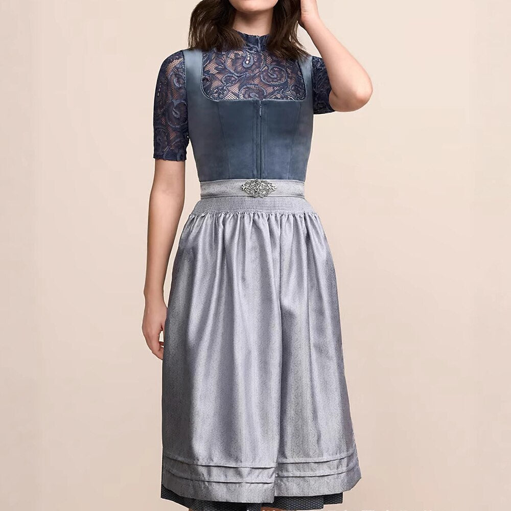 Oktoberfest Dirndl Dress with Apron
