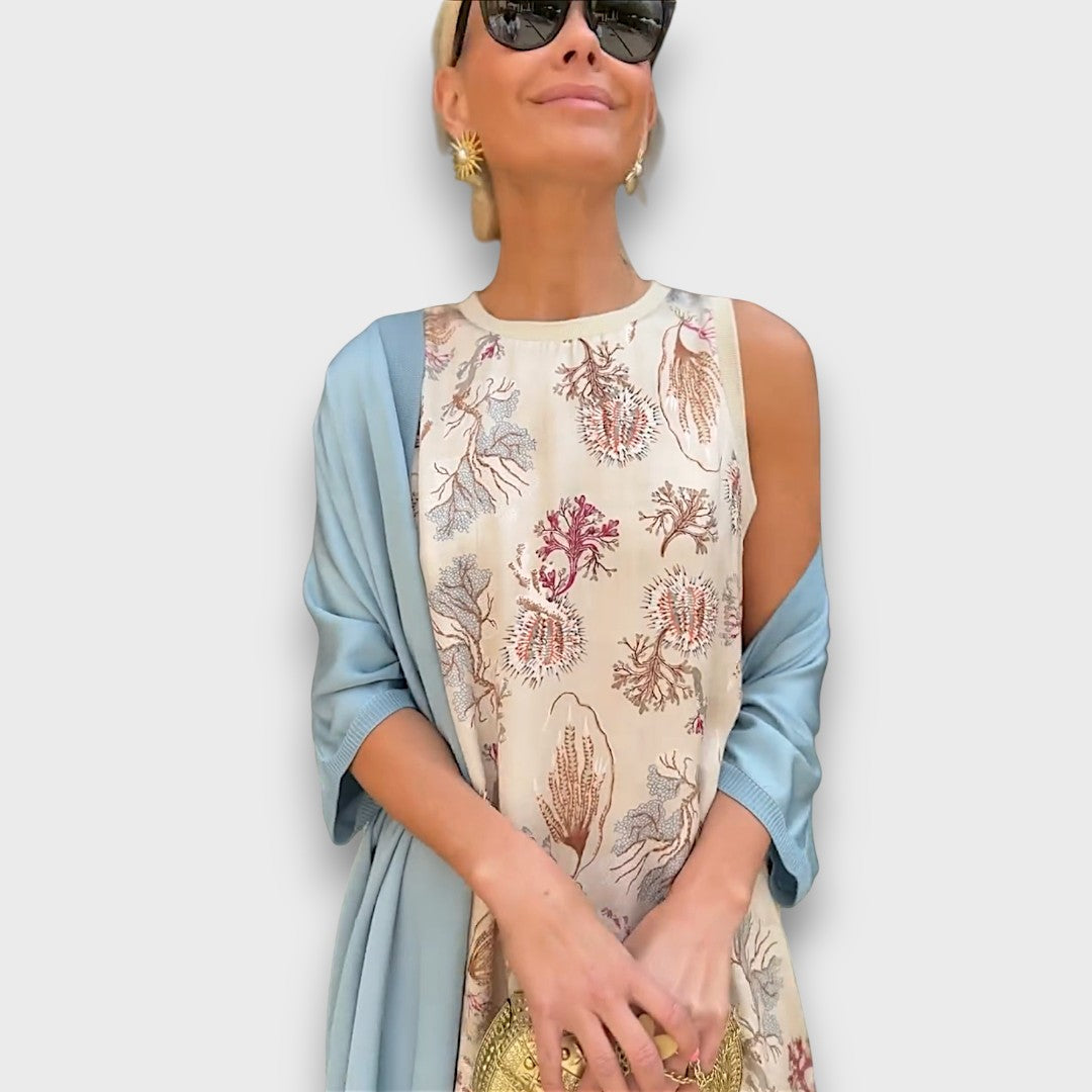 Alora™ | Maxikleid mit Strickjacke für den perfekten Look