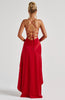 Isabella | Stilvolles Maxi-Kleid mit raffinierten Rüschen