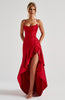 Isabella | Stilvolles Maxi-Kleid mit raffinierten Rüschen