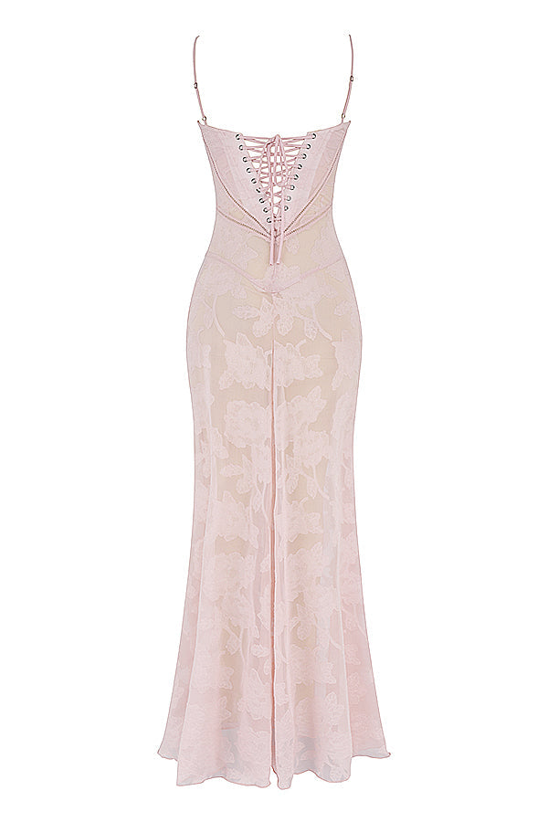 Sadie | Langes ärmelloses Kleid mit klassischem Design