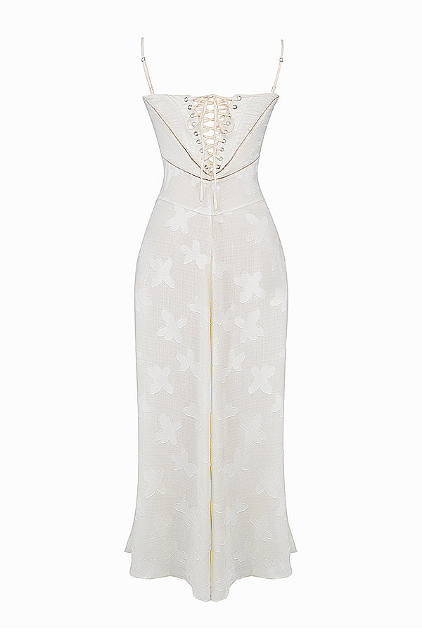 Sadie | Langes ärmelloses Kleid mit klassischem Design