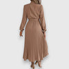 Khai | Feminines Plissee-Kleid mit edlem Schnitt