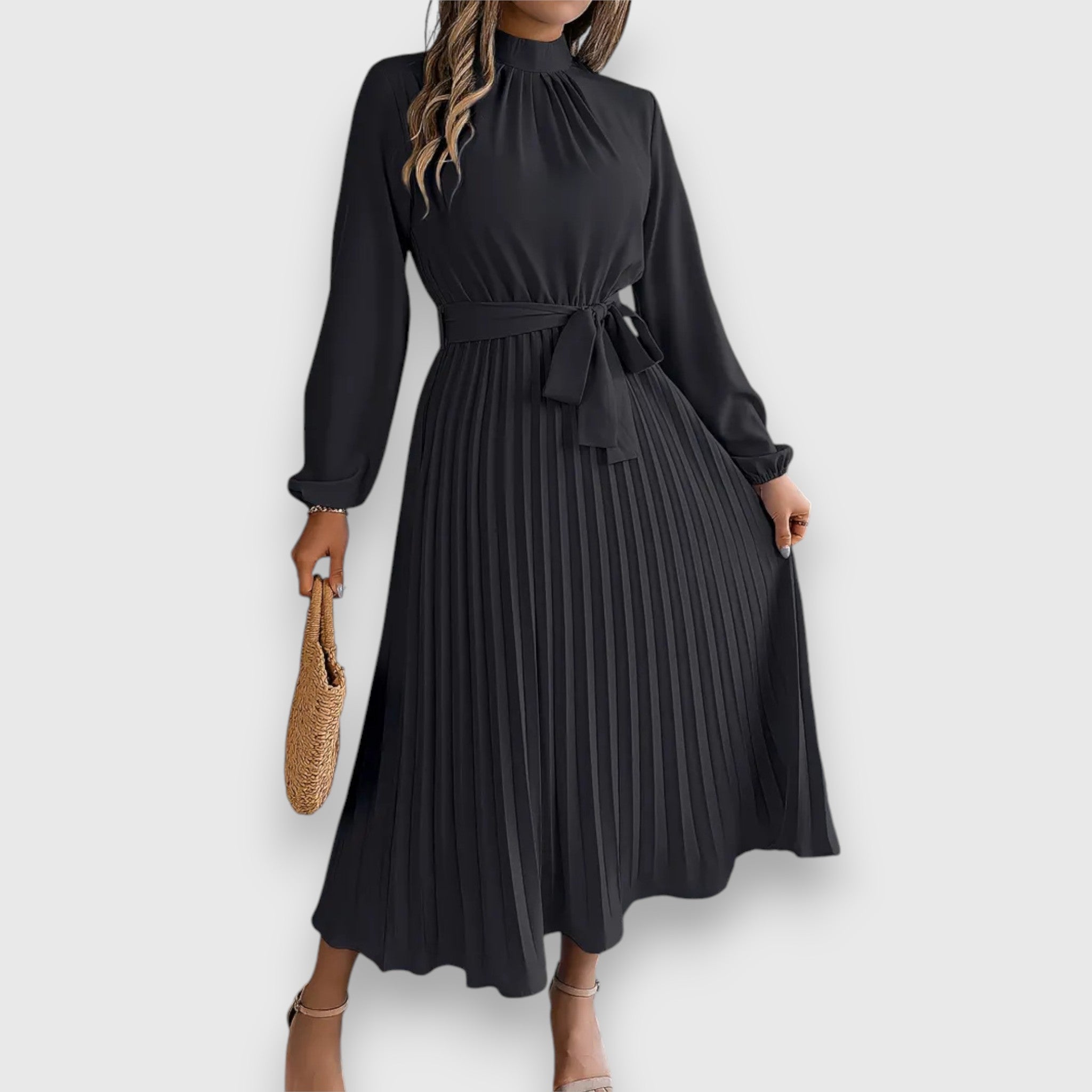 Khai | Feminines Plissee-Kleid mit edlem Schnitt