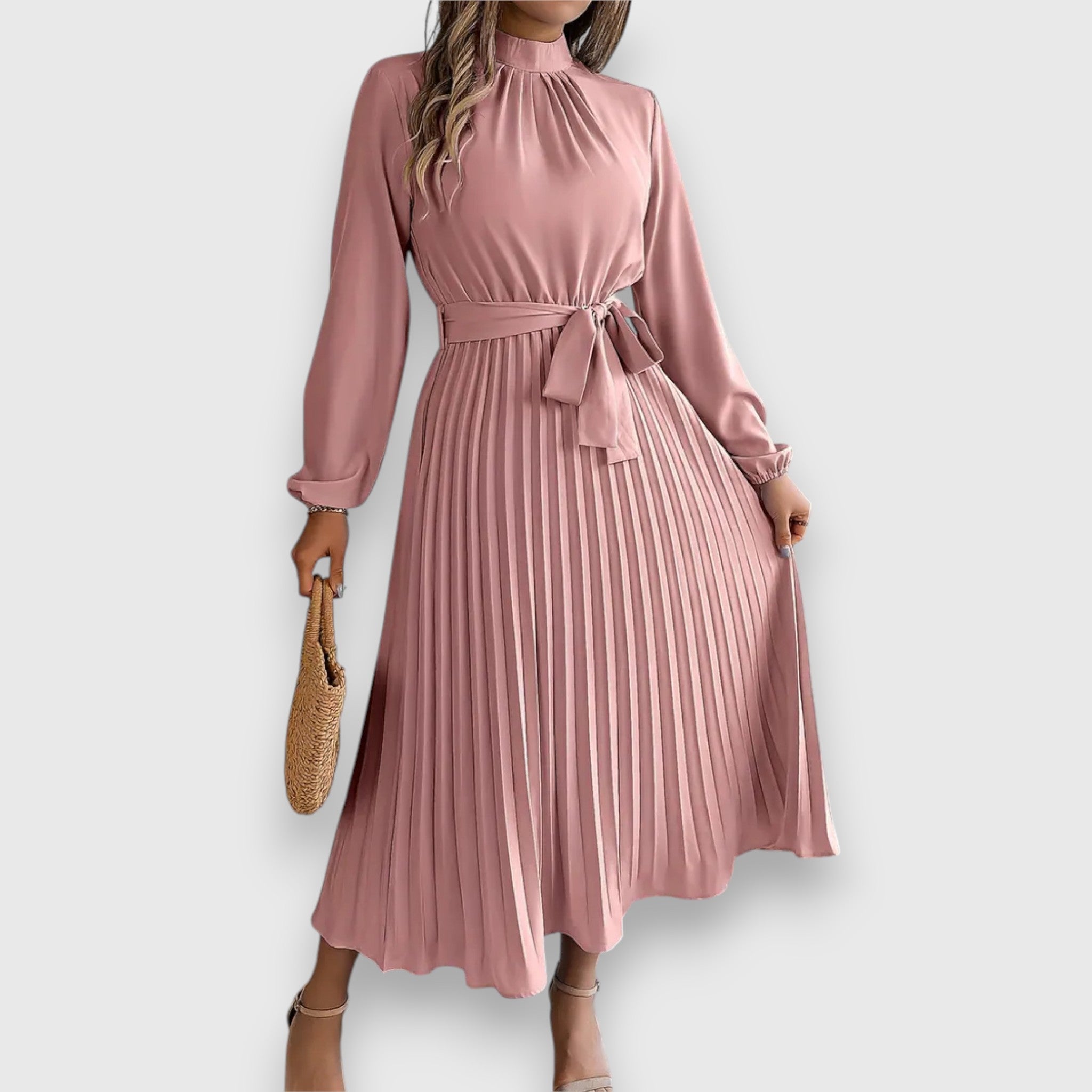 Khai | Feminines Plissee-Kleid mit edlem Schnitt