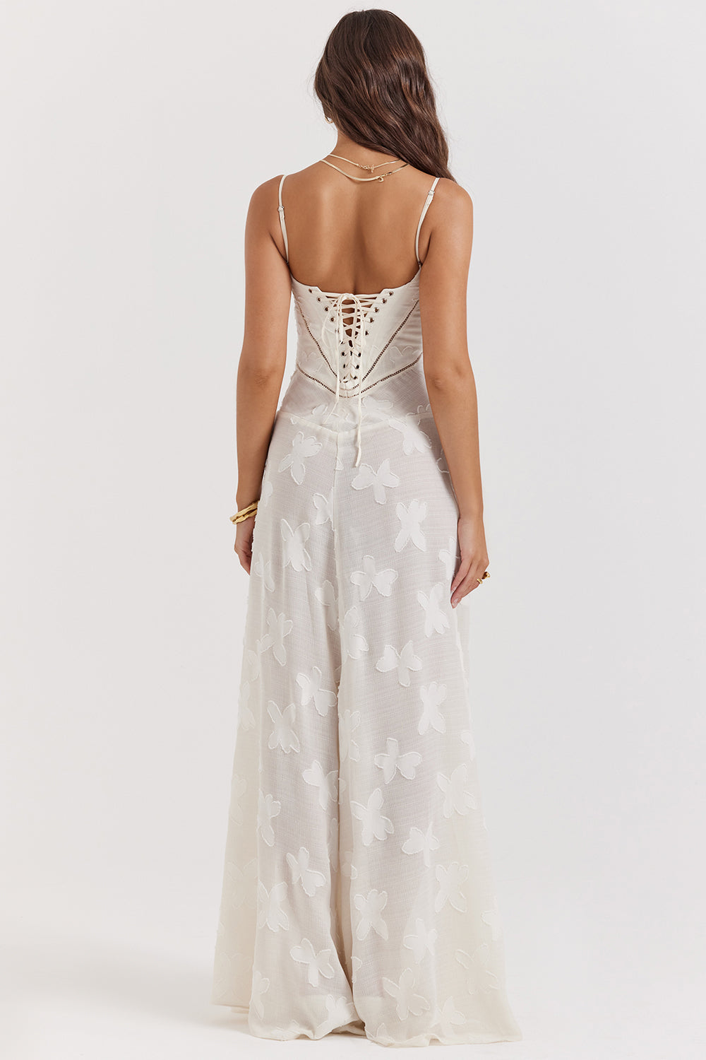 Sadie | Langes ärmelloses Kleid mit klassischem Design