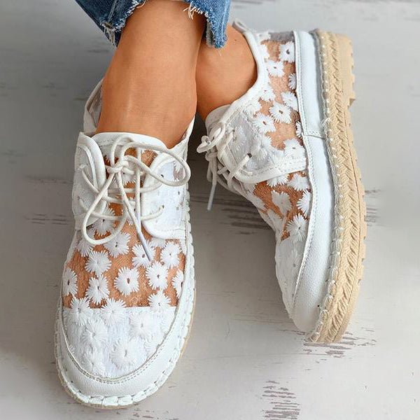 Viveca | Orthopädischer Schuh mit Blumenmuster