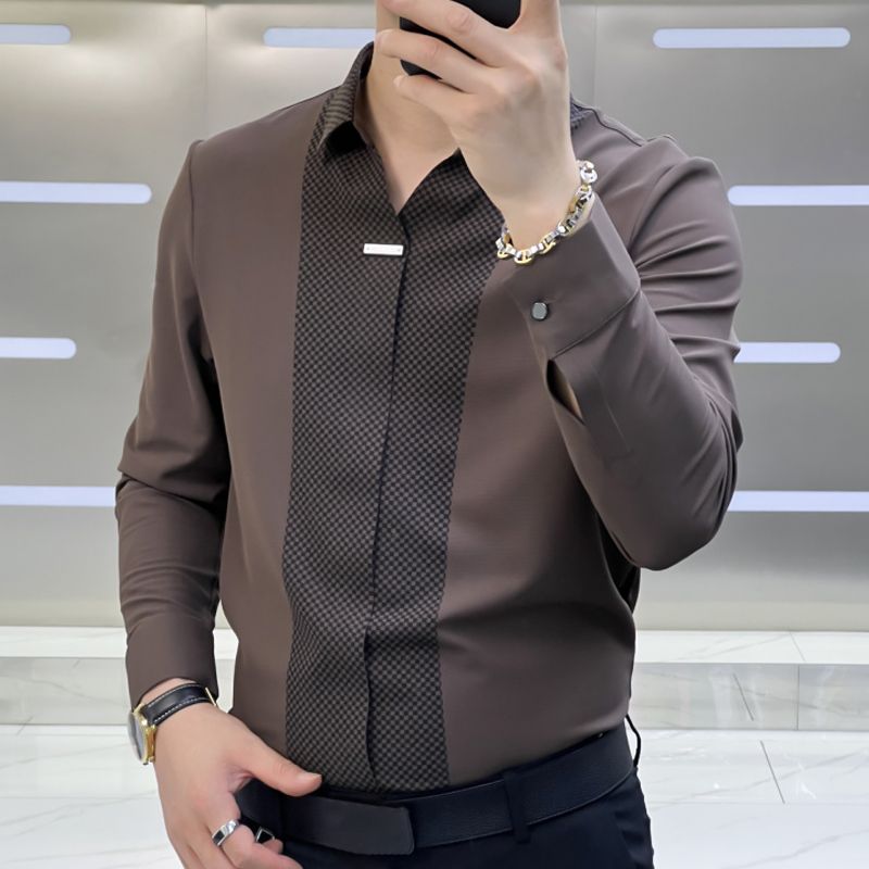 Damond | Stilvolles Patchwork-Hemd für Herren