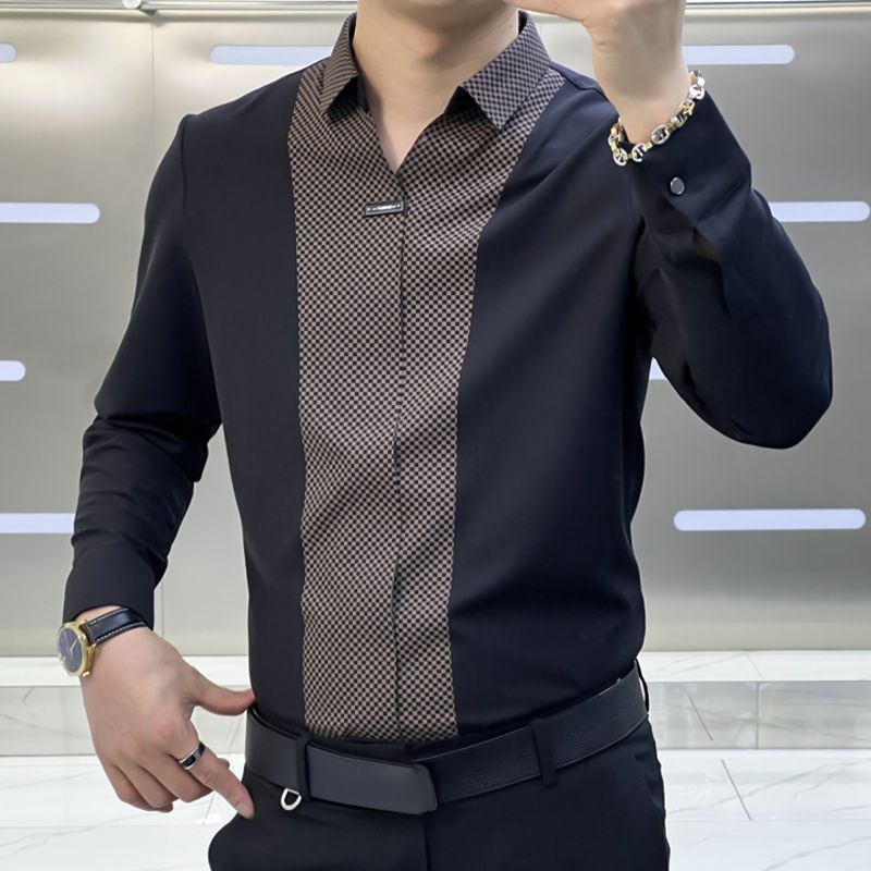 Damond | Stilvolles Patchwork-Hemd für Herren