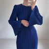Adelheid | Zeitloses und schmeichelndes Kleid mit ausgestellten Ärmeln