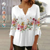 Tilly | modisches V-Ausschnitt-Shirt mit einzigartigem Print