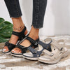 Jekinah | Bequeme Keilsandalen mit verstellbaren Klettriegeln