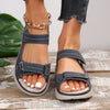 Jekinah | Bequeme Keilsandalen mit verstellbaren Klettriegeln