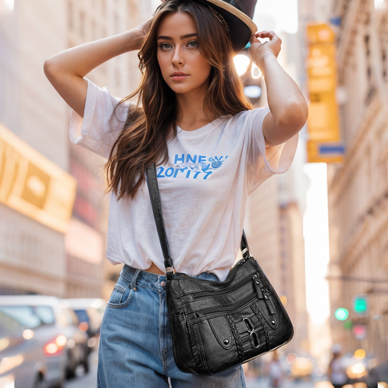 Gisela | Elegante Vintage-Tasche aus weichem PU-Leder