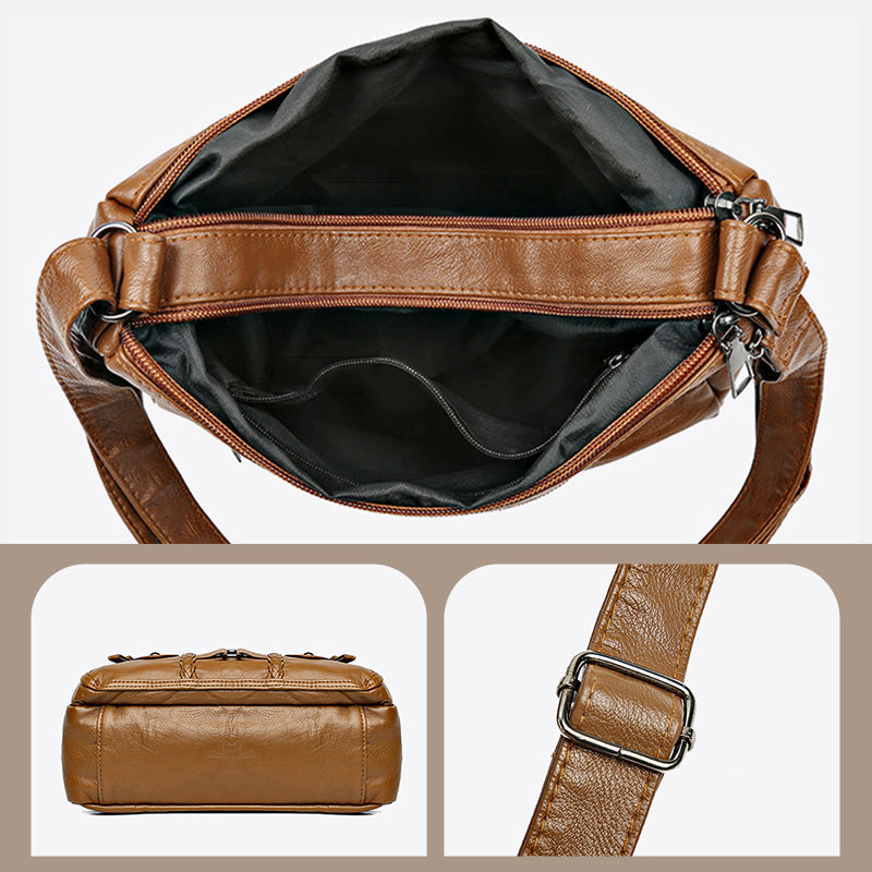 Gisela | Elegante Vintage-Tasche aus weichem PU-Leder