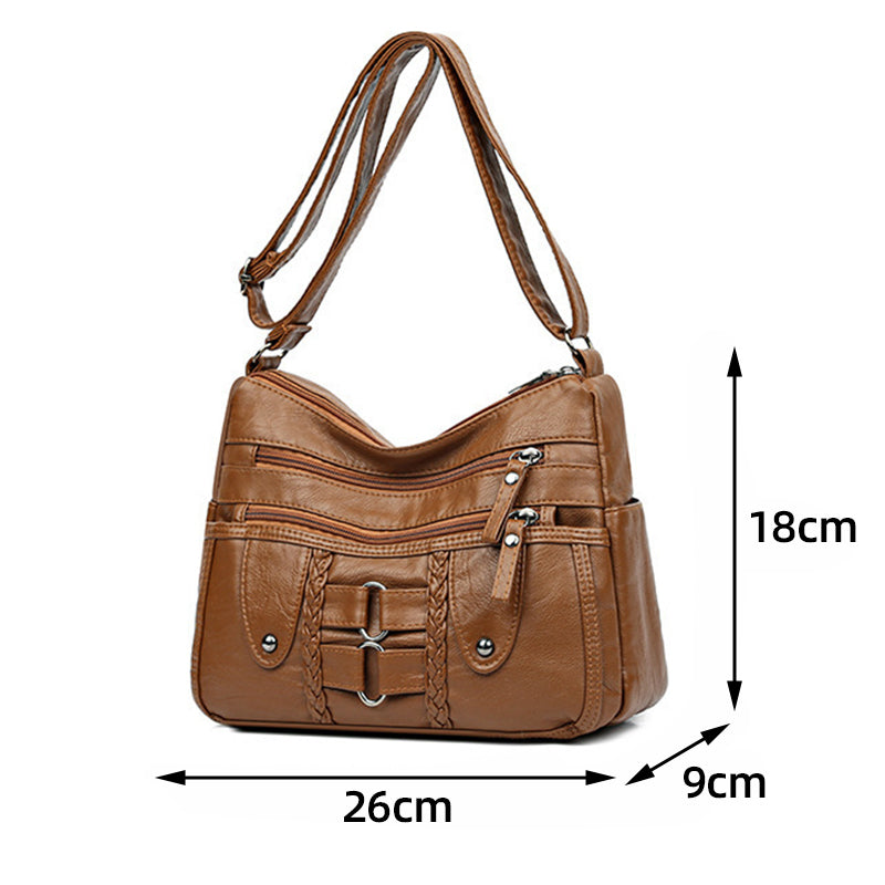 Gisela | Elegante Vintage-Tasche aus weichem PU-Leder