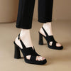 Caressa | Elegante Sandalen mit hohem Absatz und offenem Zehenbereich