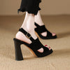 Caressa | Elegante Sandalen mit hohem Absatz und offenem Zehenbereich