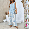 Ratchel | Modisches Damen-Set mit bedrucktem Top und passender Hose