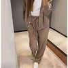 Yvone | Zweiteilig: Strickjacke mit Knopfleiste und passender Hose