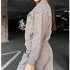 Yvone | Zweiteilig: Strickjacke mit Knopfleiste und passender Hose