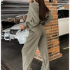 Yvone | Zweiteilig: Strickjacke mit Knopfleiste und passender Hose