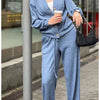 Yvone | Zweiteilig: Strickjacke mit Knopfleiste und passender Hose