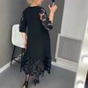 Agnes | Elegantes Plus-Size Kleid mit Tupfenmuster