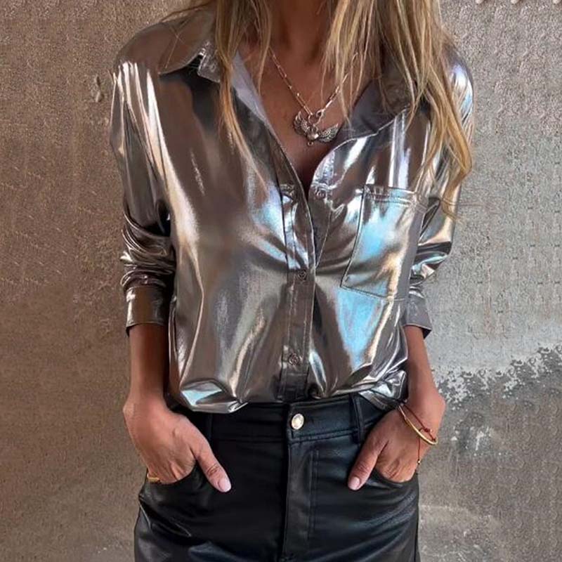 Daniella | Lederhemd für Damen, chic & bequem