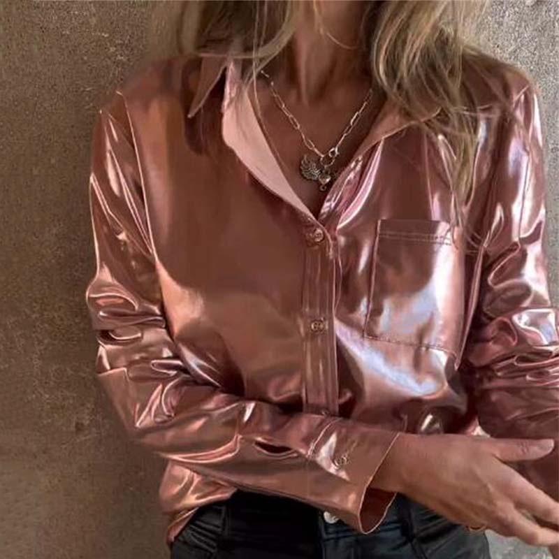 Daniella | Lederhemd für Damen, chic & bequem