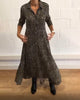 Ylora | Einzigartiges Druck Maxi Shirt Kleid