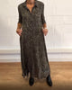 Ylora | Einzigartiges Druck Maxi Shirt Kleid