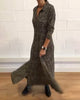 Ylora | Einzigartiges Druck Maxi Shirt Kleid