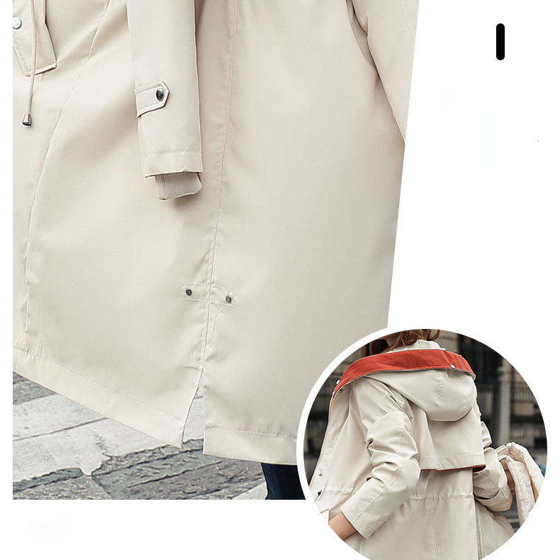 Mylah | Damenmantel mit Kapuze und Pelzbesatz, luxuriös & bequem