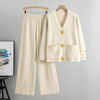 Viola | Damen Pullover-Set mit Weithose