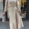 Emmy | Elegantes Damenkleid, zeitlos mit Rundhalsausschnitt