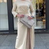 Emmy | Elegantes Damenkleid, zeitlos mit Rundhalsausschnitt