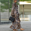 Cloe | Lässiges langärmeliges Kleid im stylischen Leopardenprint