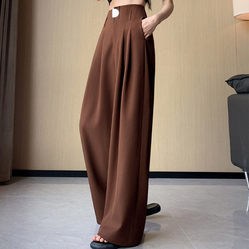 Becha | Elegante Anzughose mit hohem Bund und weitem Bein