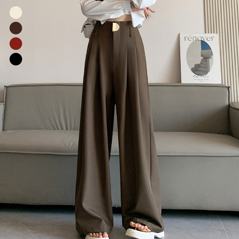 Becha | Elegante Anzughose mit hohem Bund und weitem Bein