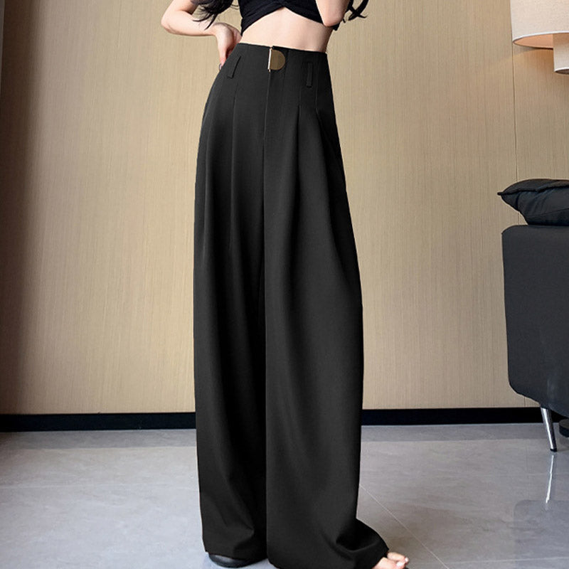 Becha | Elegante Anzughose mit hohem Bund und weitem Bein