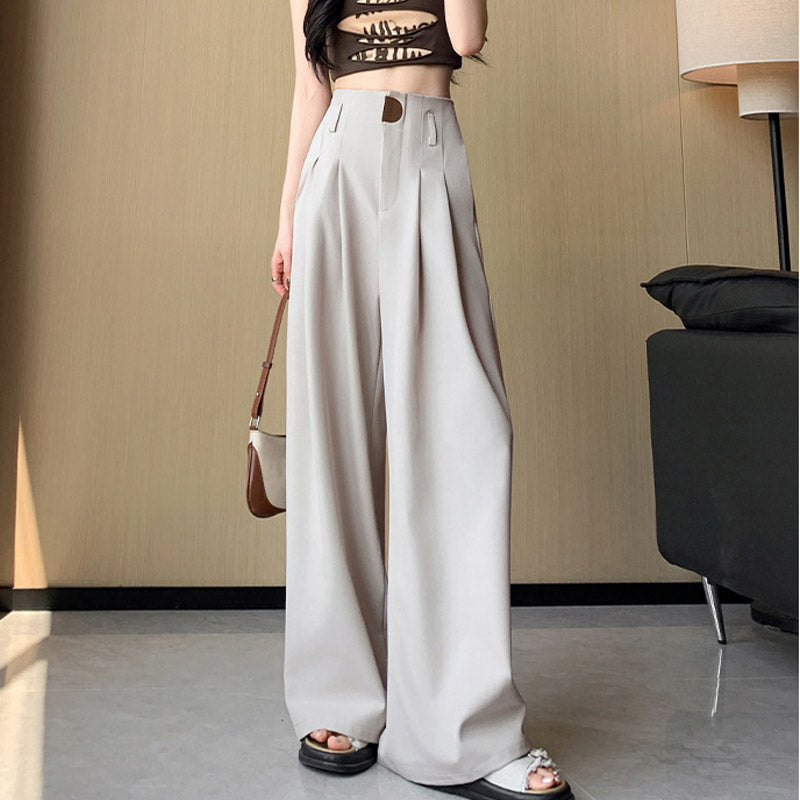 Becha | Elegante Anzughose mit hohem Bund und weitem Bein