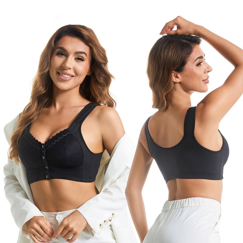Amiyah™ | Atmungsaktiver Plus-Size Damen-BH mit Frontverschluss
