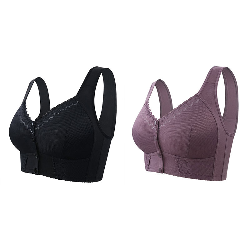 Amiyah™ | Atmungsaktiver Plus-Size Damen-BH mit Frontverschluss