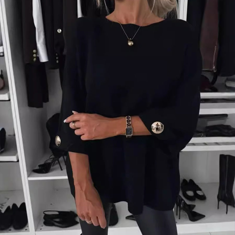 Alivia | Schlichtes Strickoberteil für Damen, vielseitig & chic