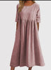 Eliana | Luftiges Baumwollkleid mit Tasche
