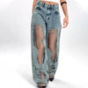 Inka | Vintage Strick-Patchwork Jeans