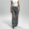 Inka | Vintage Strick-Patchwork Jeans