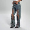 Inka | Vintage Strick-Patchwork Jeans